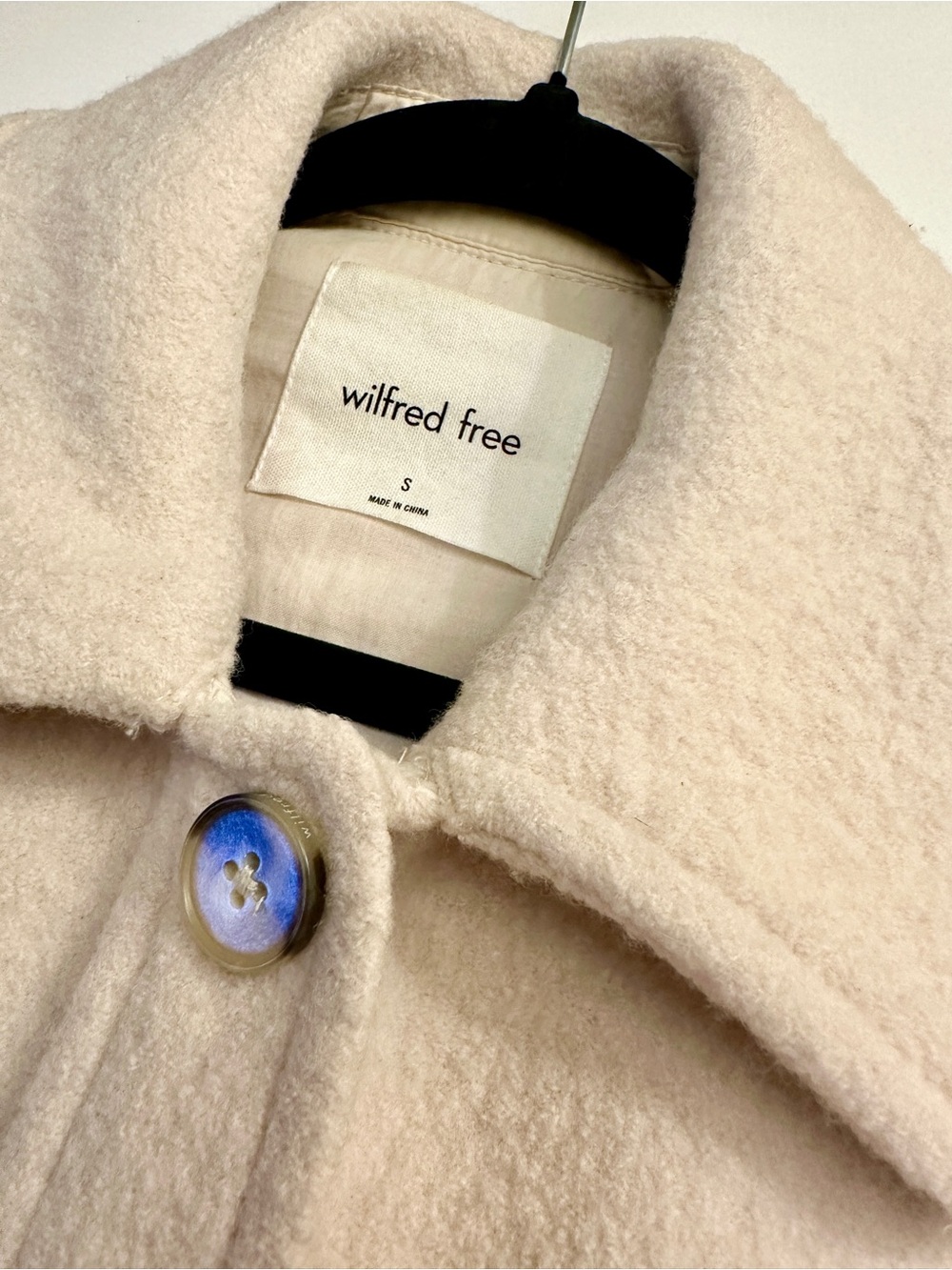 Wilfred Cream Button-Front Shacket - Picture 7 of 9
